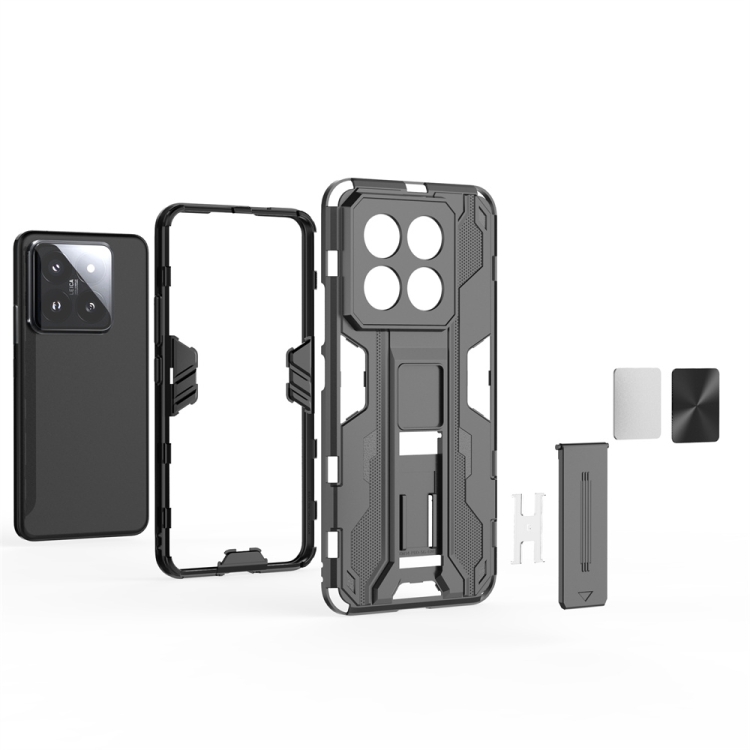 For Xiaomi 14 Pro Supersonic Armor PC Hybrid TPU Phone Case(Blue) - 4