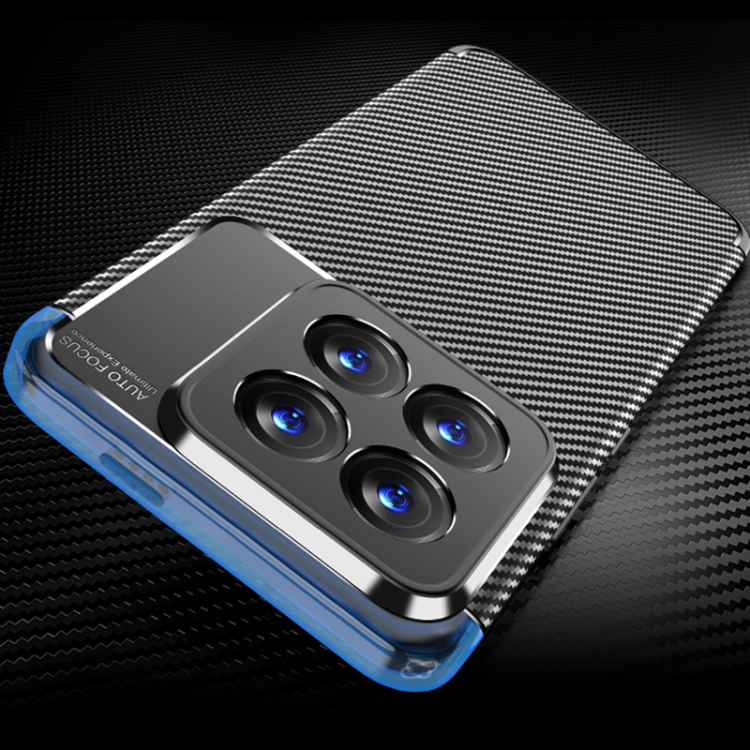 For Xiaomi 14 Pro Carbon Fiber Texture Shockproof TPU Phone Case(Black) - 5