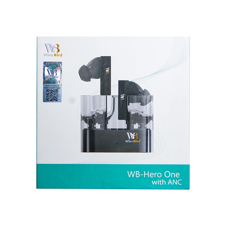 WB Hero One Wireless Earbuds with charging case, ANC, Hi-Fi sound, and Bluetooth connectivity