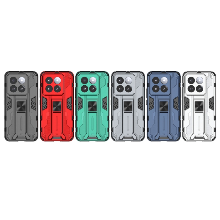 For Xiaomi 14 Pro Supersonic Armor PC Hybrid TPU Phone Case(Blue) - 5