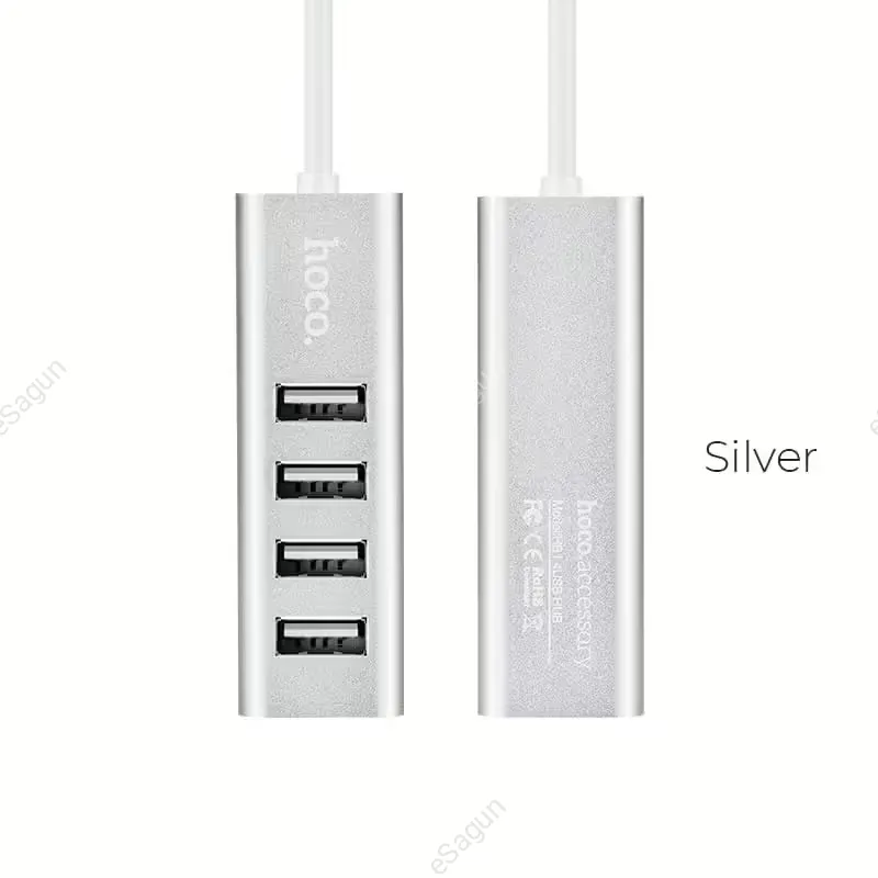 Hoco USB Hub HB1 USB-A to Four Ports USB 2.0 Charging And Data Sync