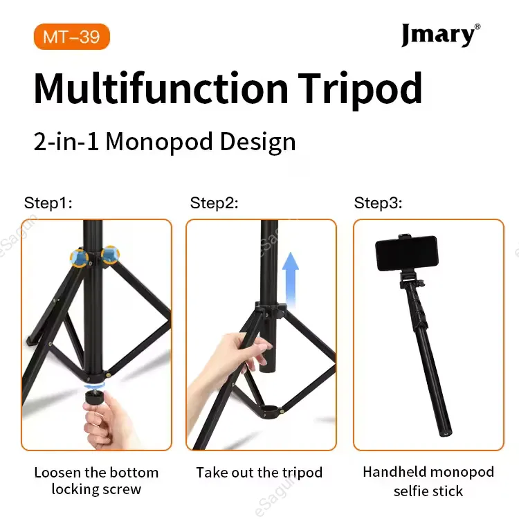 Jmary MT-39 Tripod Stand for Mobile & Camera