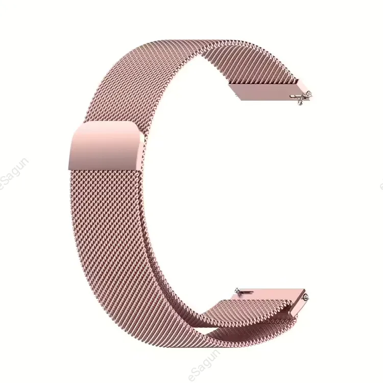 22mm Milan Metal Wrist Strap Watch Band for Smart Watch