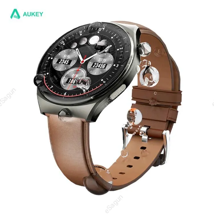 AUKEY SW-2U Alloy Frame Amoled Display Smart Watch