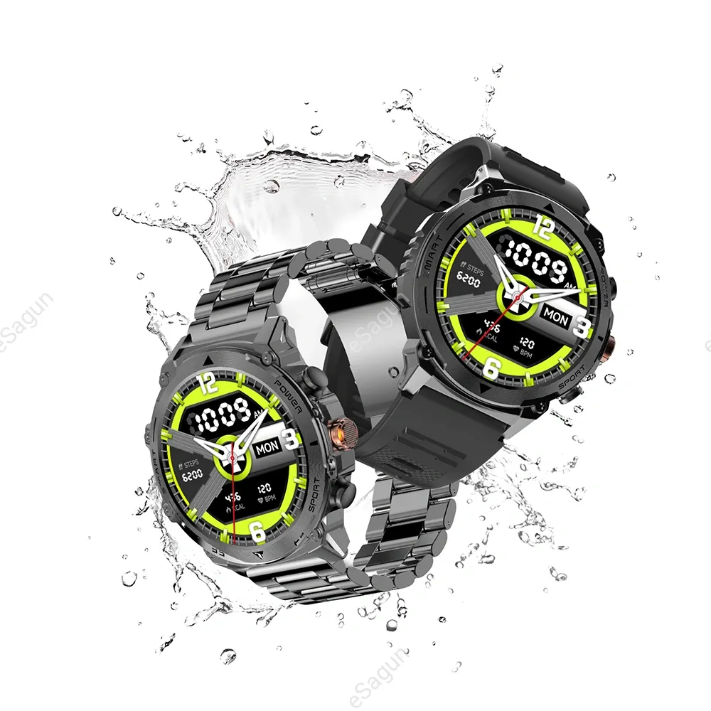 WiWU SW03 Waterproof IPX68 Smart Watch For Phone | Zinc Alloy |Health Sports Smart Watch