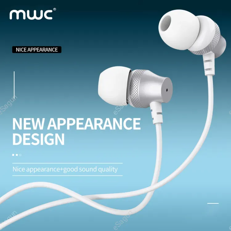 MWC MWE65 | 100% Premium Quality | In-ear Wired Earphone | 10mm Dynamic Speaker | Master Level Tones | Stereo Surround Sound |1.2m TPE Cable | 3.5mm Audio Pin | Deep & Clean Bass | 6 month Warranty