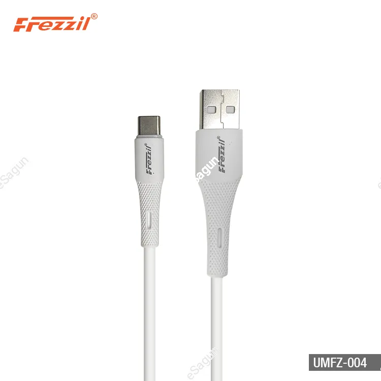 Frezzil UMFZ-004 USB To Type C 65W Fast Charging Soft Silicone Data Cable