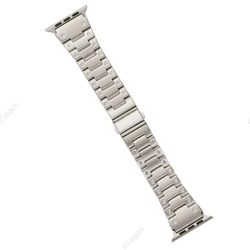 For Apple Watche Bracelet Series 42 44 45 49mm Fashion Smartwatch Stainless Steel Strap