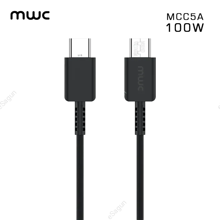 MWC Type-C To Type-C Super Fast Charging Cable | 5A | 100W | MCC-5A