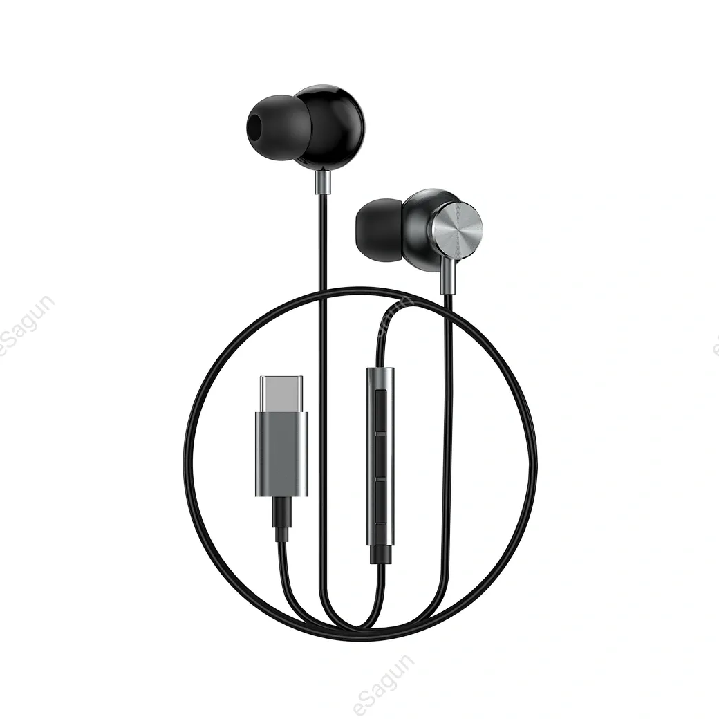 WiWU EB315  In-Ear Type C Wired Earphone for Phone Tablet Stereo Sound Headsets