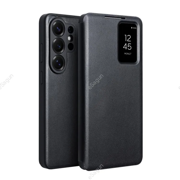 Magnetic Genuine Leather Case for Samsung Galaxy S26 Ultra 5G in Nepal