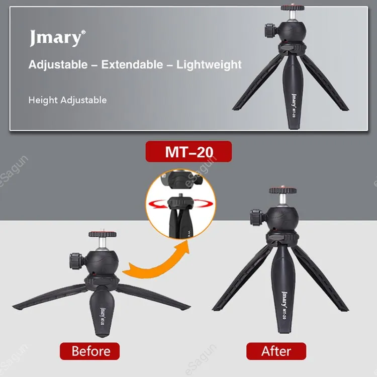 JMARY MT-20 Mini Portable Tripod