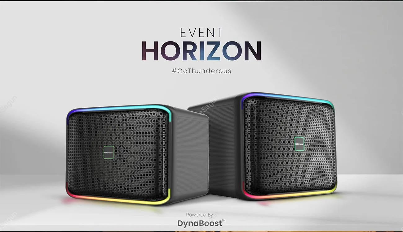 HiFuture EVENT HORIZON 100W Bluetooth party karaoke speaker