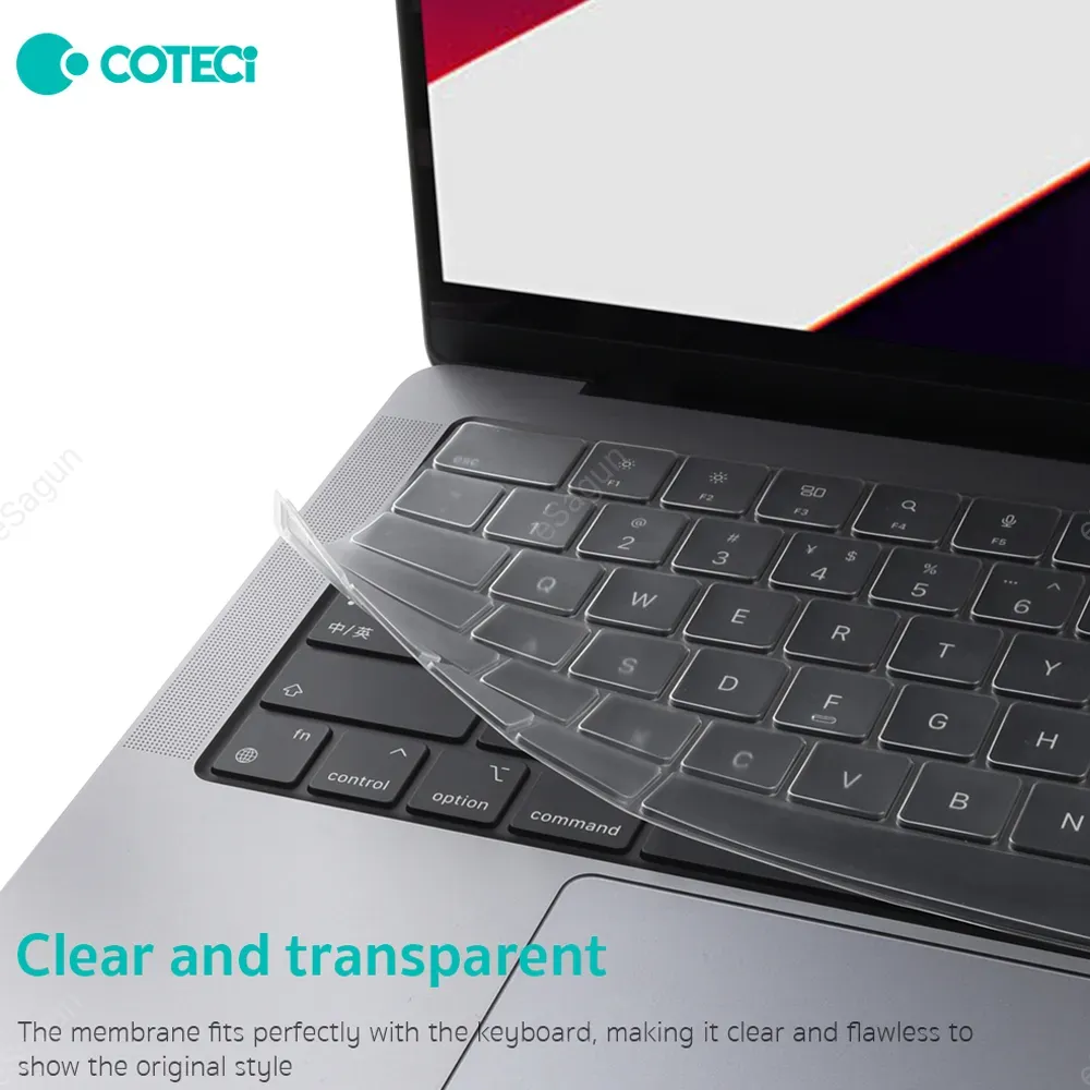 COTECi Transparent Keyboard Protector for MacBook