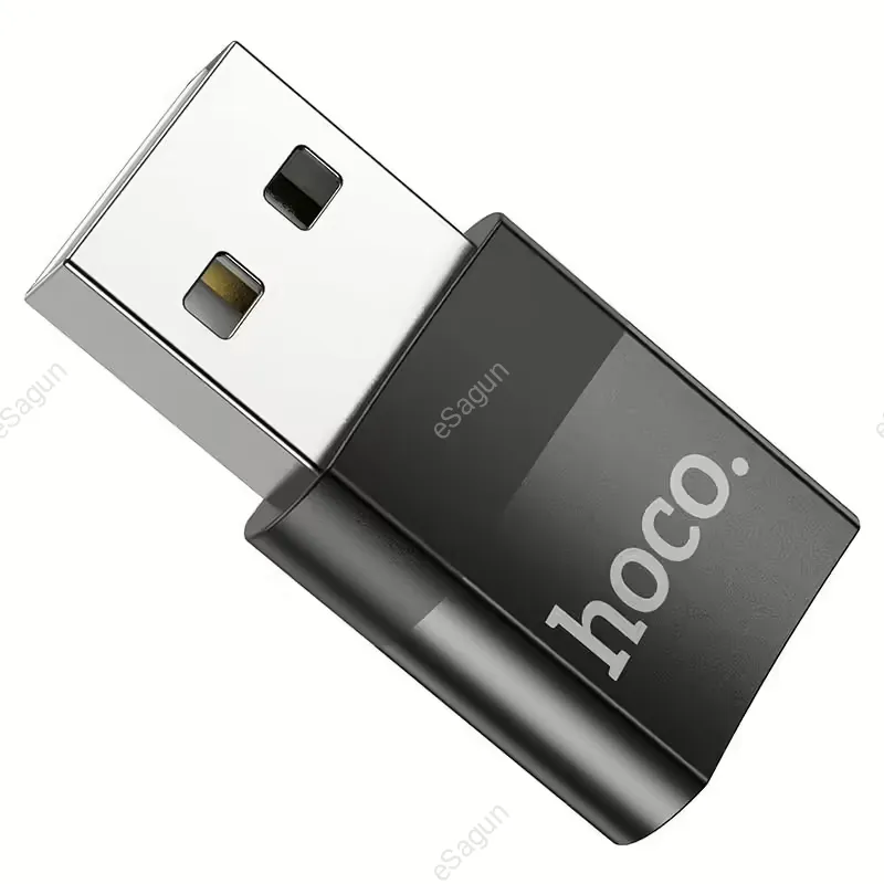 Hoco Adapter USB Male to Type-C Female UA17