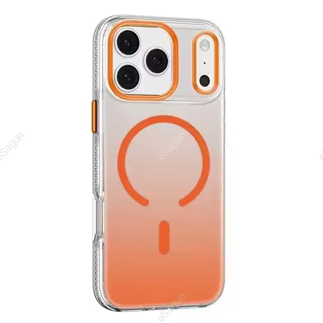 For iPhone 17 Pro Max Dual Color Shade Smoke Matte MagSafe Cover
