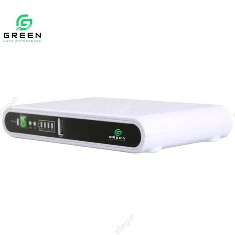 Green DC UPS Portable Router Backup