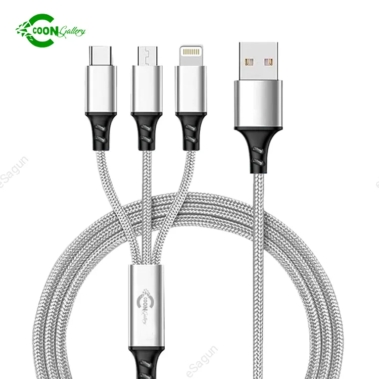COON  CN10 3 in 1 Stable Data Cable With Fast and Safe Charging