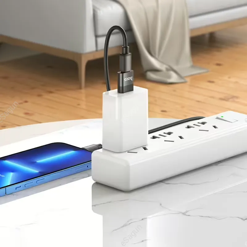 Hoco Adapter USB Male to Type-C Female UA17