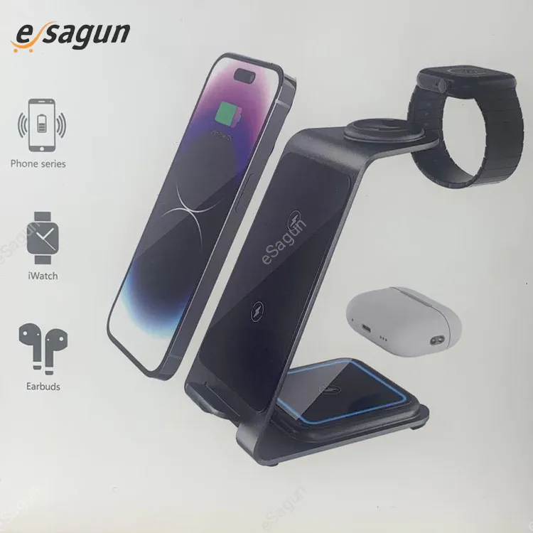 Wireless Charging Station Ultra-Thin Aluminum Castings and Toughened Glass