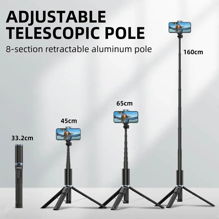 JMARY KT-259 All in One Selfie Stick Tripod