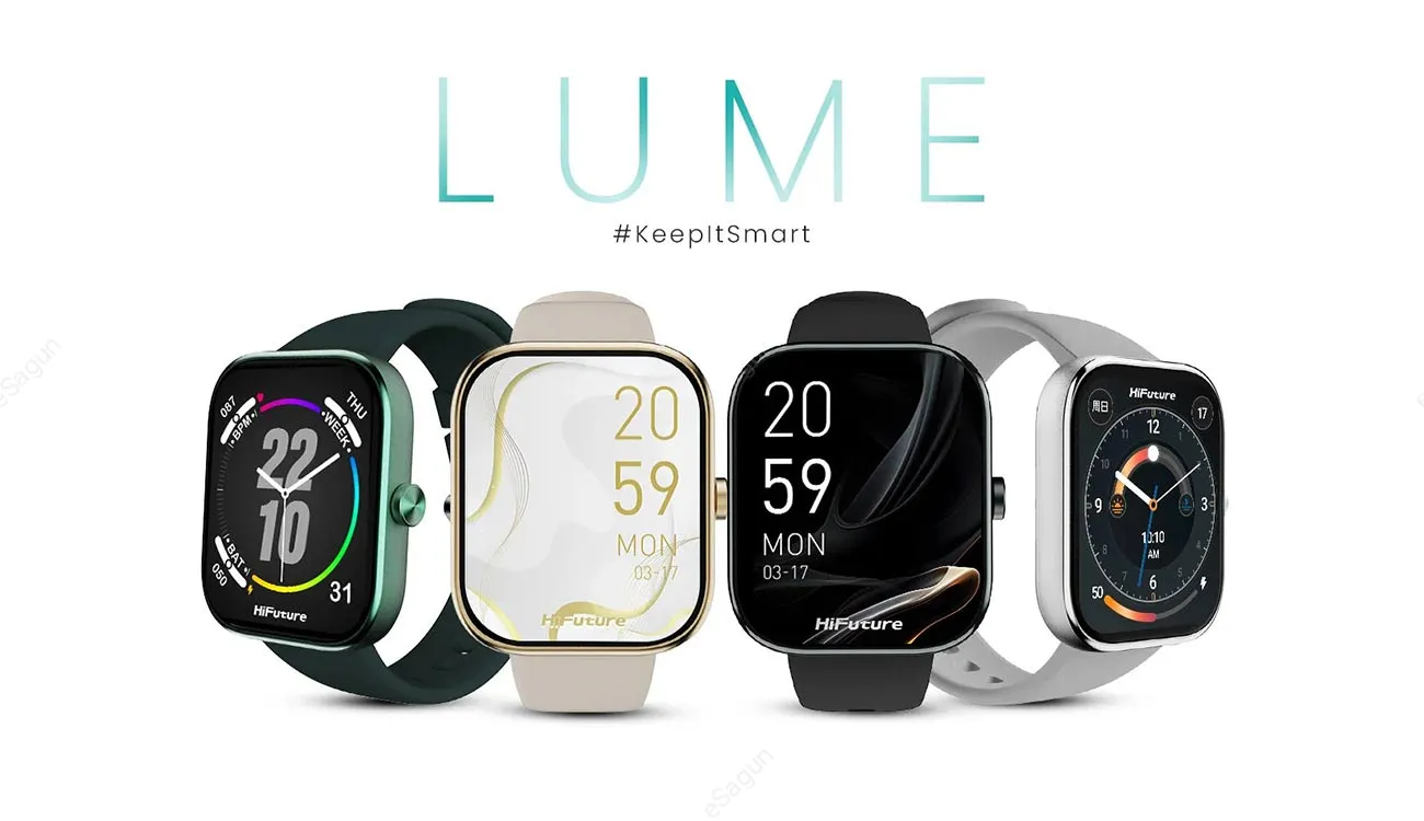 HiFuture LUME smartwatch with 1.85-inch IPS display