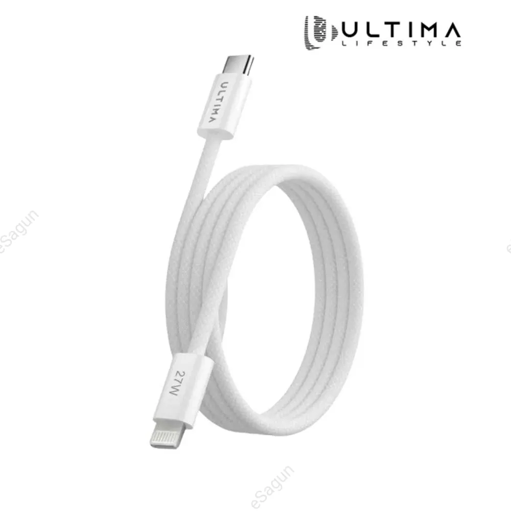 Ultima Flow 27W USB-C to Lightning Fast Charging Cable