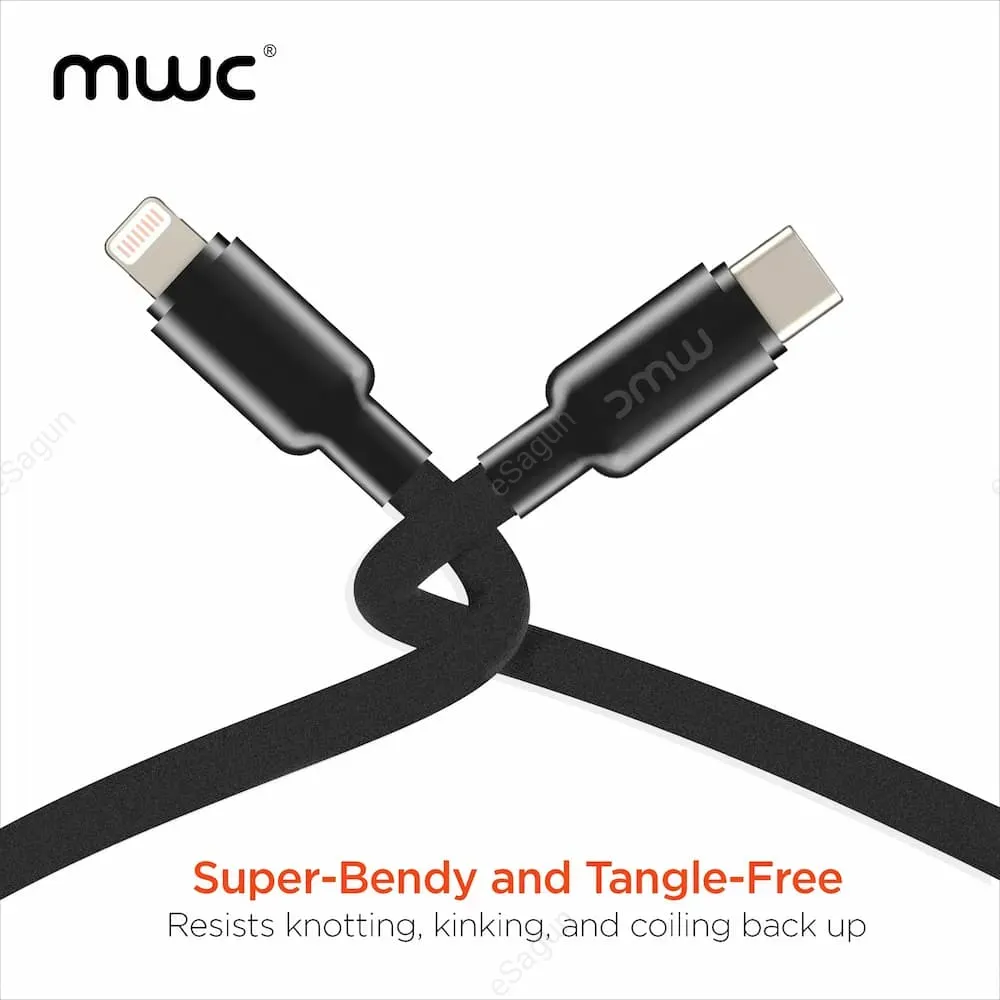 MWC Quantum QCL20 USB-C to Lightning Cable