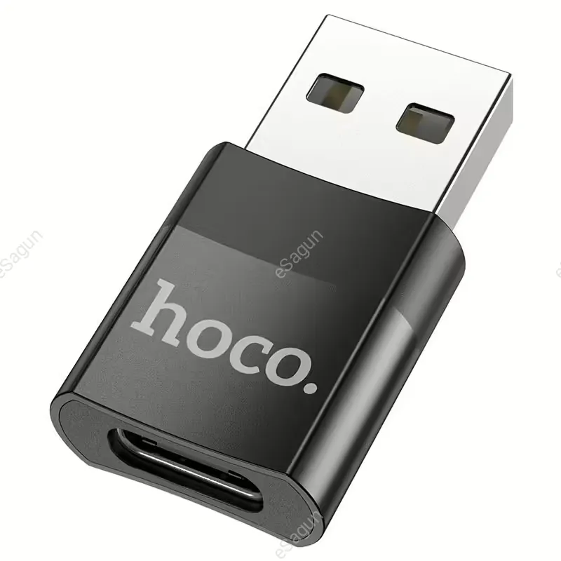 Hoco Adapter USB Male to Type-C Female UA17