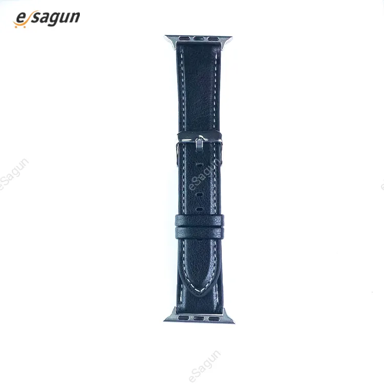 Leather Strap Watch Band For Apple Watch Ultra 49mm&Watch Ultra 2 49mm / Series 9&8&7 45mm / SE 3&SE 2&6&SE&5&4 44mm / 3&2&1 42mm