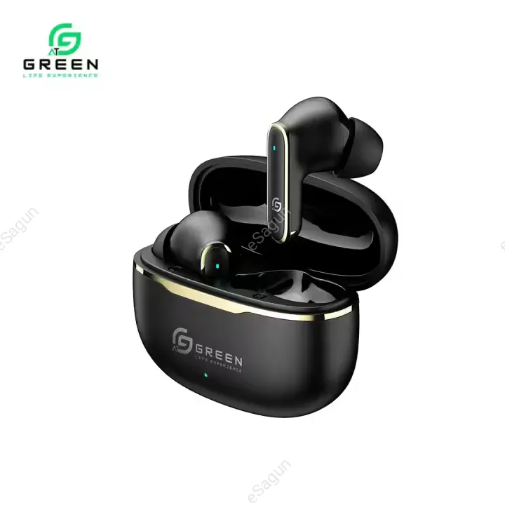 Green Pulse ANC Wireless Earbuds