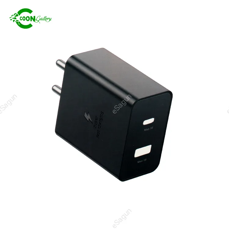 COON CO106 USB And Type C Super Fast Charging Qualcomm 3.0 Travel Adapter With USB C To USB C Cable