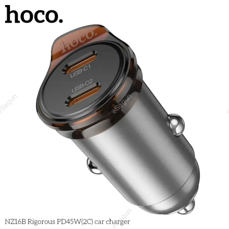 Hoco NZ16B Rigorous PD45W(2C) Car Charger
