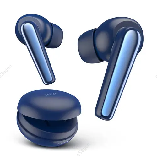MIVI Duopods T50 TWS Earbuds with Environmental Noise Cancellation, IPX4 Water Resistant, 13mm Bass Drivers