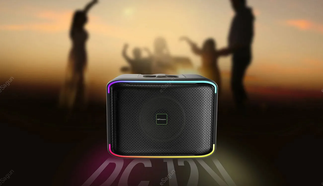 HiFuture EVENT HORIZON 100W Bluetooth party karaoke speaker