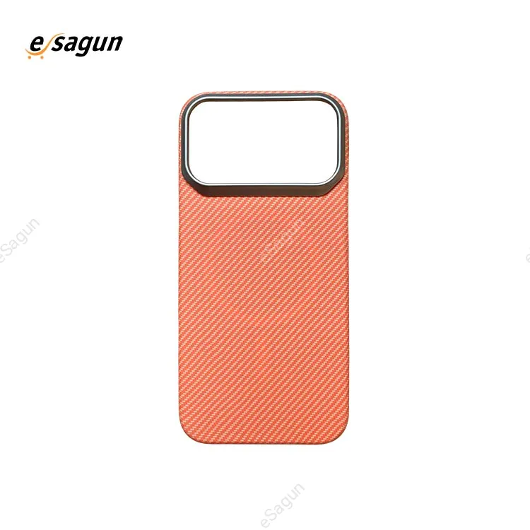 For iPhone 17 Series Luxury Carbon Fiber Magsafe Wireless Charging Hard Case