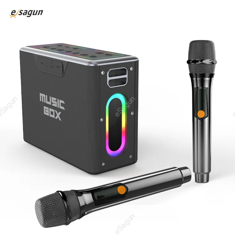 HiFuture Music Box | TWS Karaoke Bluetooth Speaker | 100W Output | Built-In-Powerbank | RGB Lighting | Portable Design