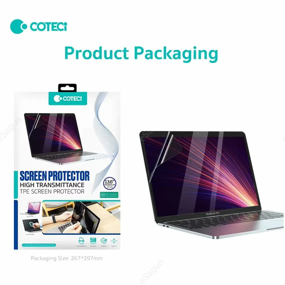 COTECi HD Eye Protection Protective Film For Macbook Pro 16"