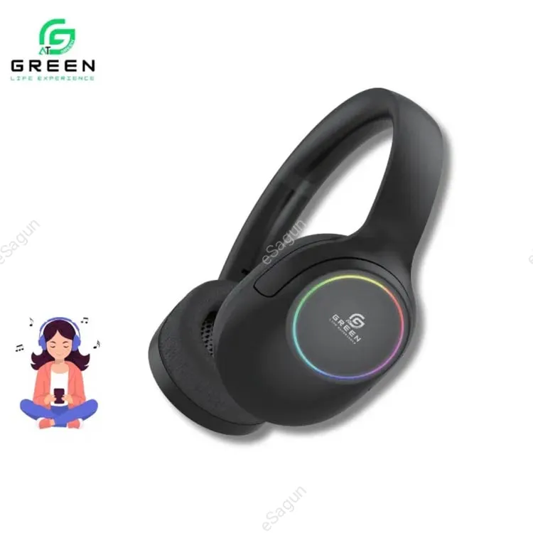 Green Rhythm Headphone