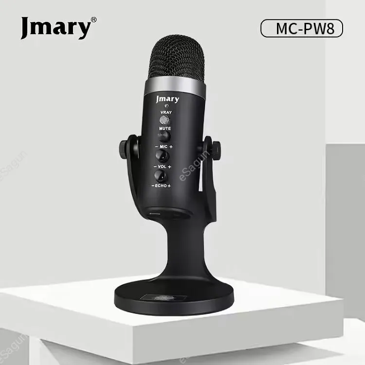 Jmary MC PW8 Podcast Broadcast Recording Microphones