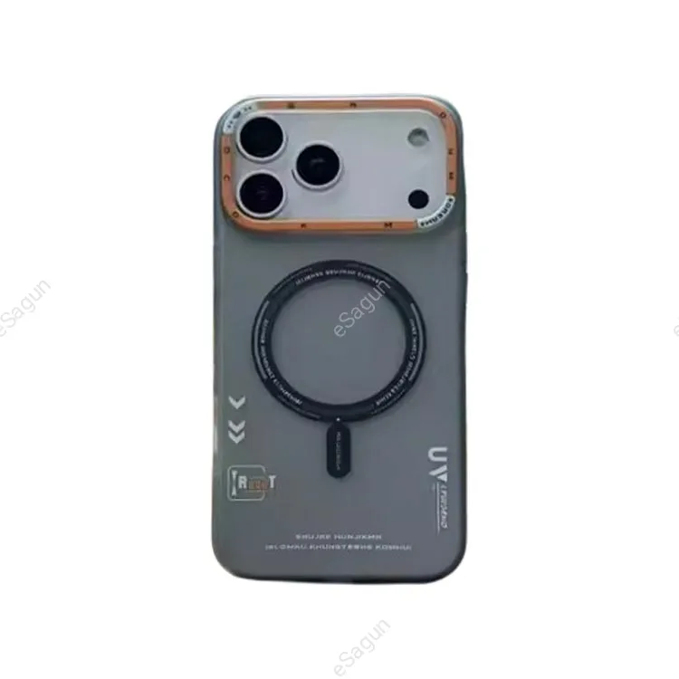 For iPhone 17 Series Fashion Mechanical Magnetic Phone Case