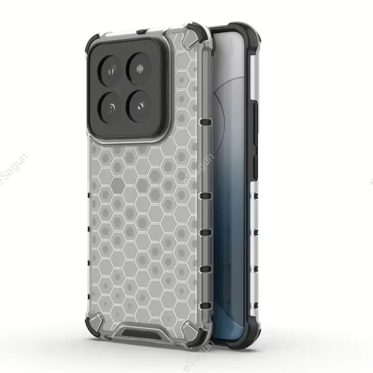 For Xiaomi 14 Pro Shockproof Honeycomb Phone Case