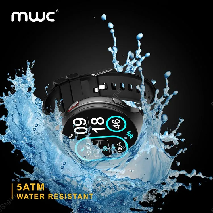 MWC Callisto Watch Pro 2 Smartwatch with 1.43-inch AMOLED Display, GPS, Bluetooth Calling, AI Features, Dual Straps, and 5ATM Water Resistance