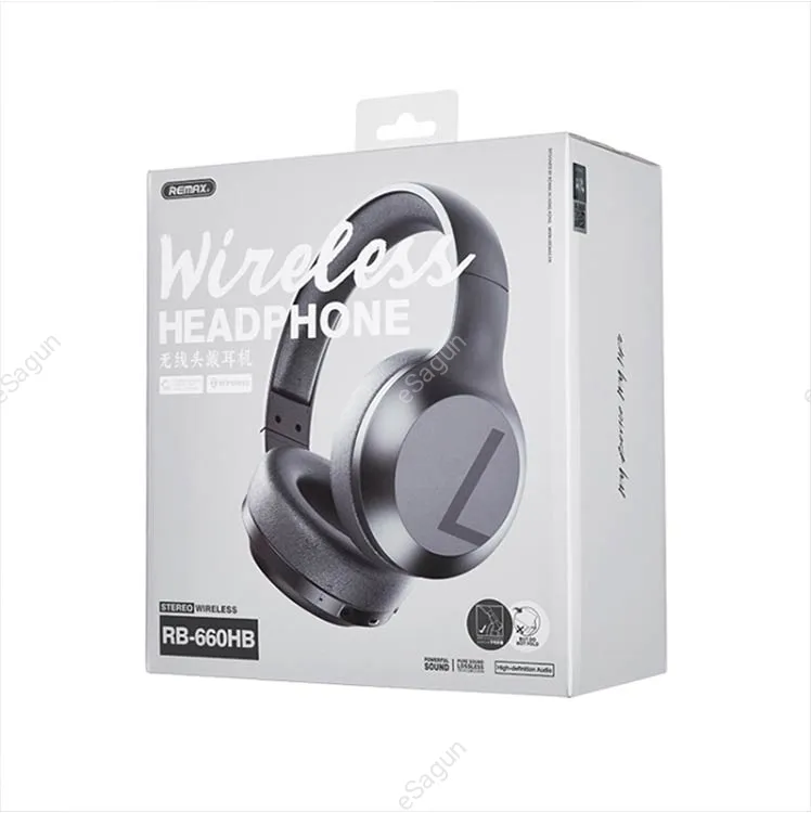 REMAX RB-660HB Multifunctional Wireless Bluetooth Headset with 3.5mm Audio Cable