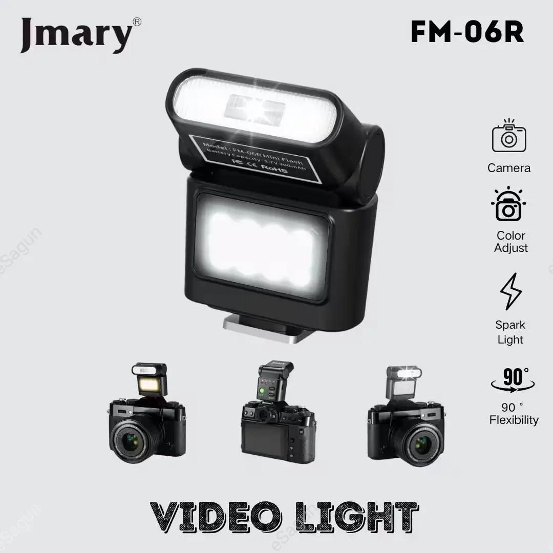 Jmary FM-06R Camera Flash Speedlite for DSLR & Mirrorless Cameras