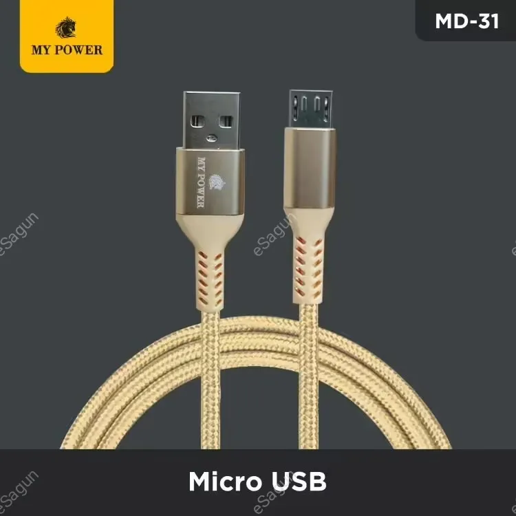 MY POWER Micro USB Datacable , Silk Metal, Android Datacable