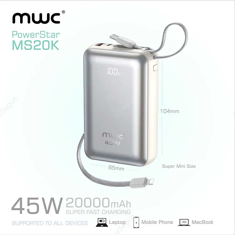 MWC PowerStar MS20K smart digital display power bank_1