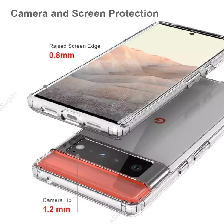 For Google Pixel 6 Pro Shockproof Scratchproof TPU + Acrylic Protective Case