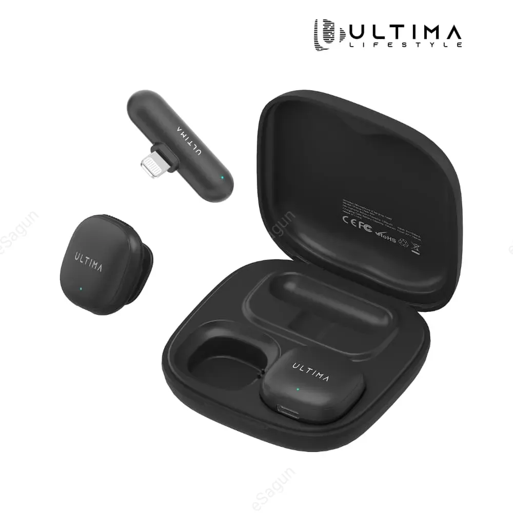 Ultima Clear Mic Lightning Receiver Wireless Microphone
