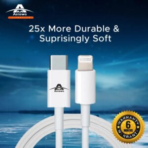 Arrows C03 PD To Lightening Cable | Best Quality Wire | Six Months Warranty